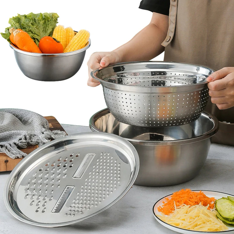 PrepNest Grater Bowl Set